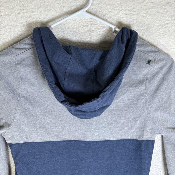 Hippy Tree Anorak Hoodie Mens Medium Gray Blue Surf Beach Pullover HippyTree - Picture 15 of 16